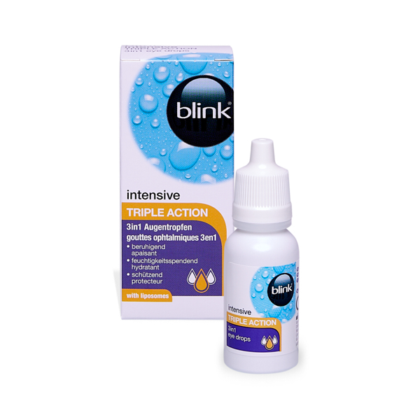 produit lentille Blink intensive TRIPLE ACTION 10ml