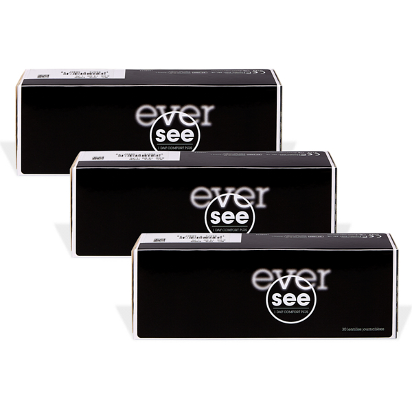 produit lentille Eversee Comfort Plus Silicone Hydrogel (90)