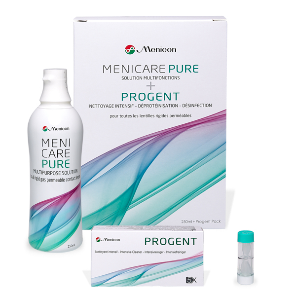 produit lentille Menicare Pure + Progent