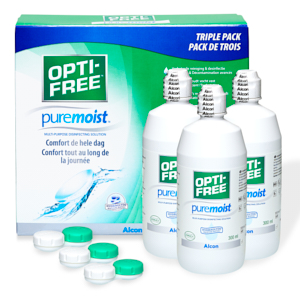 Produits lentilles OPTI-FREE puremoist 3x300ml
