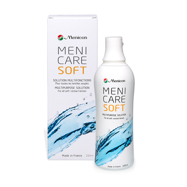 Produits de Soins - Menicare Pure - 250ml + étui pour lentilles - commander  en ligne chez