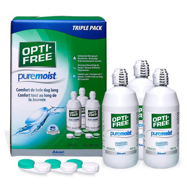 Produit lentilles OPTI-FREE puremoist 3x300ml